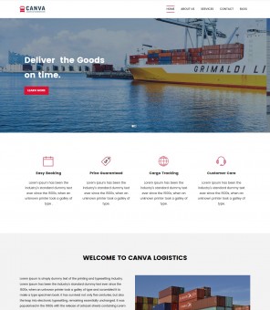 Canva Logistics - Transport & Logistic WordPress Theme