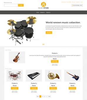 Music Store- Music Instruments Responsive Magento Theme