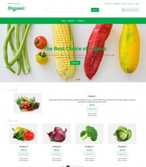 Organic- Organic Food Responsive Magento Theme