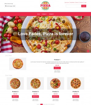Pizza- Pizza Store Responsive Magento Theme