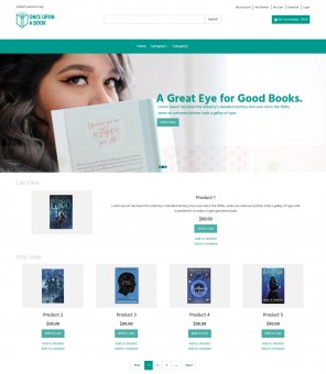 Once Upon a Book - Online Book Store Magento Responsive Theme