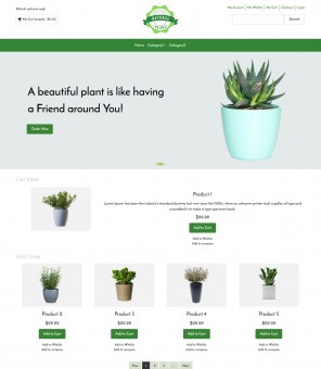 Natural Plant - Online Plants Selling Magento Responsive Theme