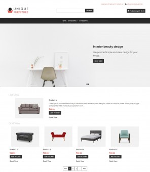 Unique Furniture - Furniture Shop Responsive PrestaShop Theme