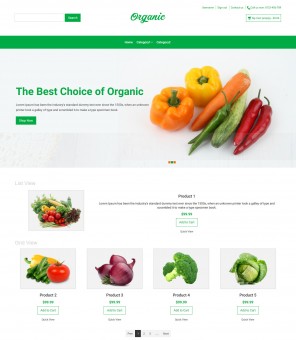 Organic- Organic Food Responsive Prestashop Theme