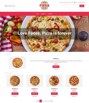 Pizza- Pizza Store Responsive Prestashop Theme