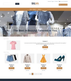 Silva- Clothing Store Responsive Prestashop Theme