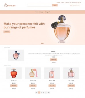 Perfume -Perfume Online Store PrestaShop Responsive Theme