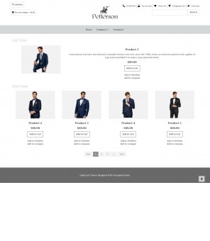 Pettersen- Clothing Responsive OpenCart Theme
