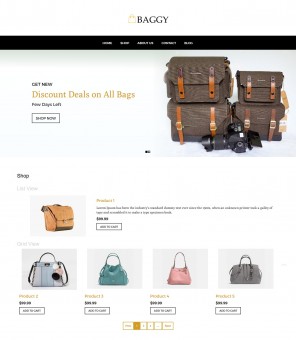 Baggy - Bag Store Responsive WooCommerce Theme
