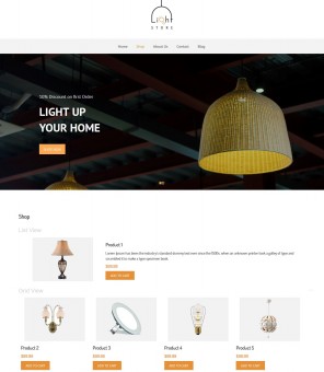 Light Store - Responsive WooCommerce Theme