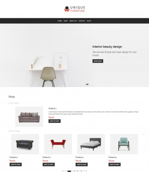 Unique Furniture - Furniture Shop Responsive WooCommerce Theme