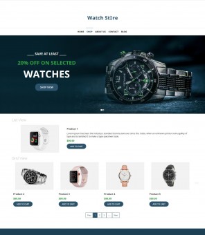 Watch Store - Watch Shop Responsive WooCommerce Theme