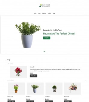 Blossom - The Plant Store WooCommerce Responsive Theme