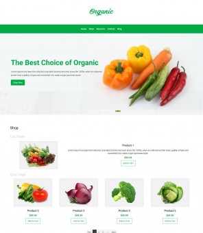 Organic- Organic Food Responsive WooCommerce Theme