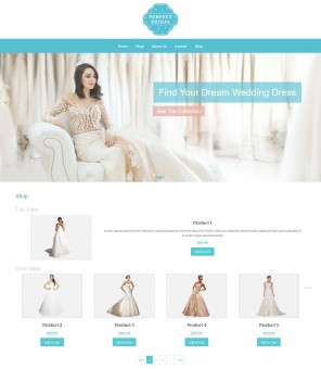Perfect Bridal- Wedding Dresses Responsive WooCommerce Theme
