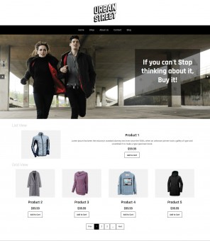 Urban Street- Clothing Store Responsive WooCommerce Theme