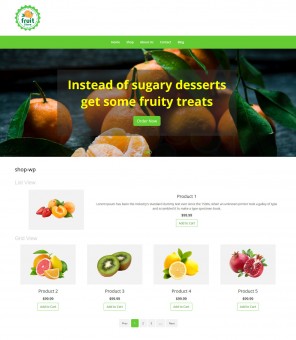 Fruit store - Online Fruit Store WooCommerce Responsive Theme