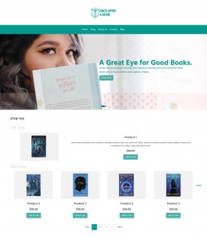 Once Upon a Book - Online Book Store WooCommerce Responsive Theme