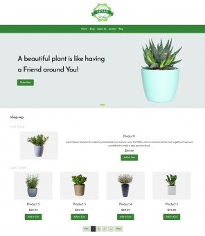 Natural Plant - Online Plants Selling WooCommerce Responsive Theme