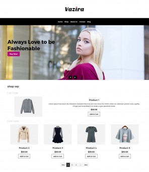 Vazira - Fashion Clothes and Accessories WooCommerce Responsive Theme