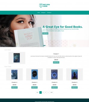 Once Upon a Book - Online Book Store VirtualMart Responsive Template