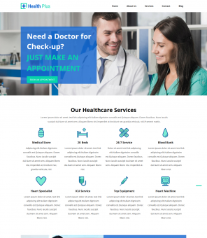 Health Clinic - Hospital and Clinic Responsive Drupal Theme