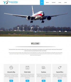 Private Airline - Business WordPress Theme for Private Airline Services