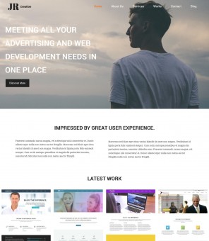 JR Creation - WordPress Theme for Web Designer Portfolio