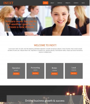 Inext - Business/Consultant WordPress Theme