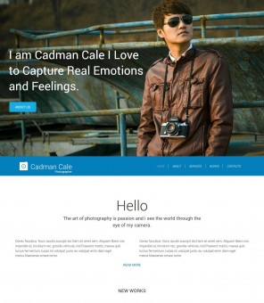 Cadman Cale - Responsive WordPress Theme for Personal Photography