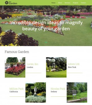 The Garden - Garden Services Business Joomla Template