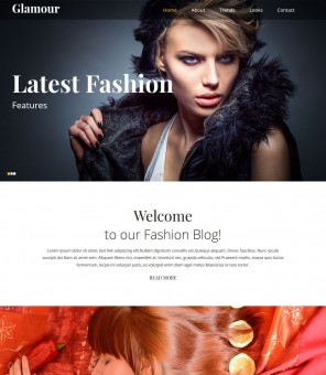 Glamour - Stylish/Elegent WordPress Glamour Theme