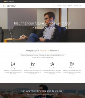 U Finance - Finance/Business Portfolio Joomla Template