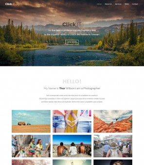 ClickIT - Drupal Theme for Photography Agencies
