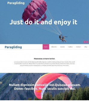 Paragliding - Best Drupal Theme for Paragliding Academy
