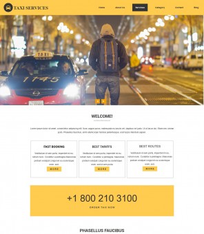 Taxi - Professional Drupal Theme for Taxi Services