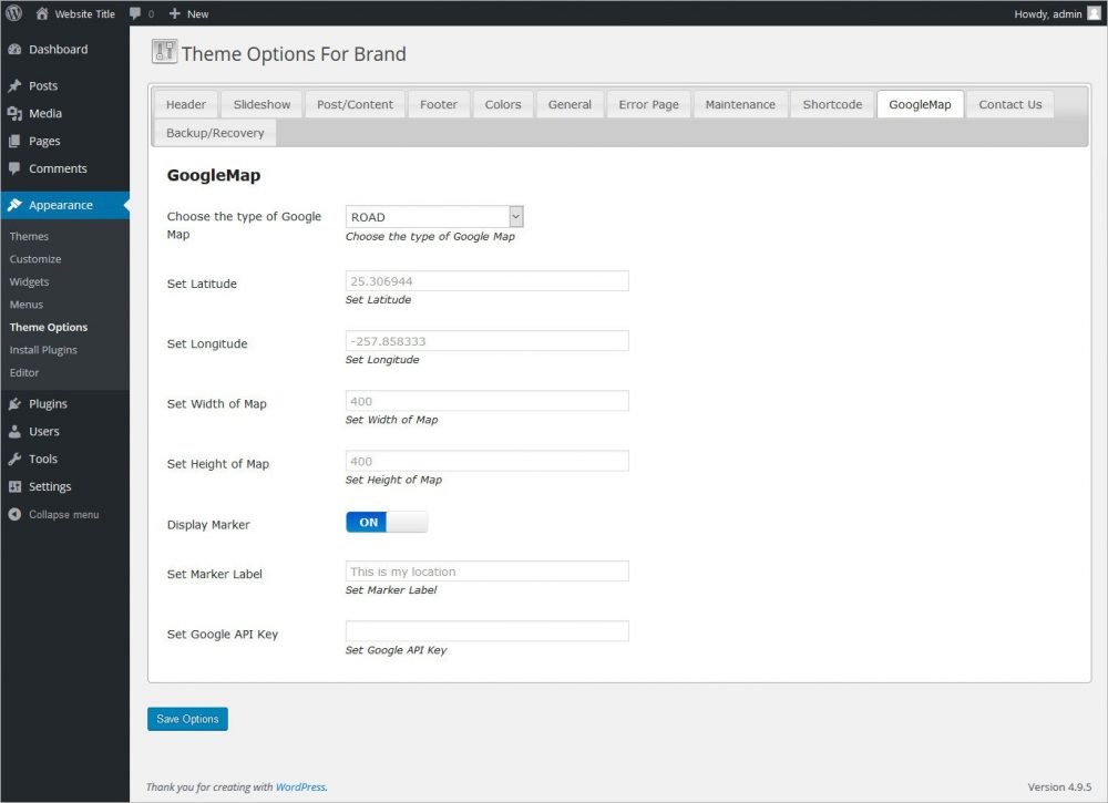 WordPress Theme Framework - TemplateToaster