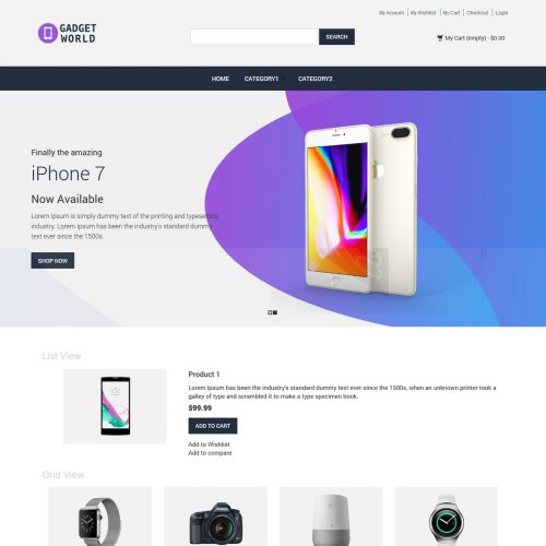 Gadget Shop Magento Theme