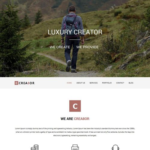 creator web Agency wordpress theme