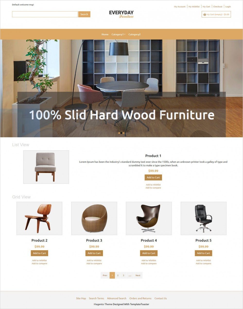 everyday furniture magento theme