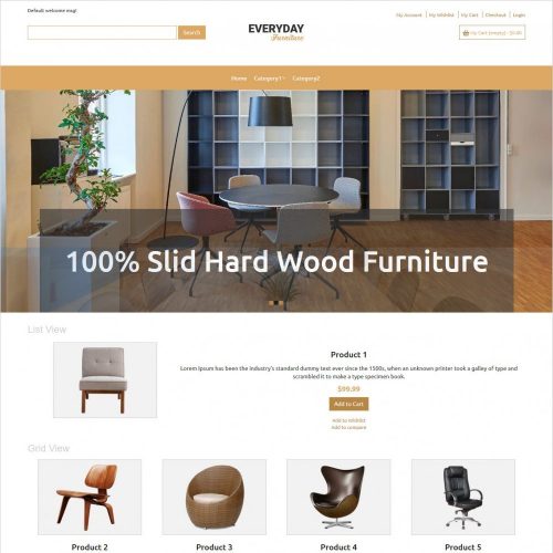 everyday furniture magento theme