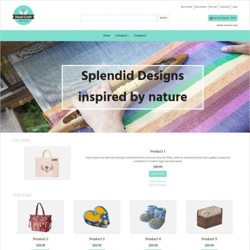 hand craft items magento theme