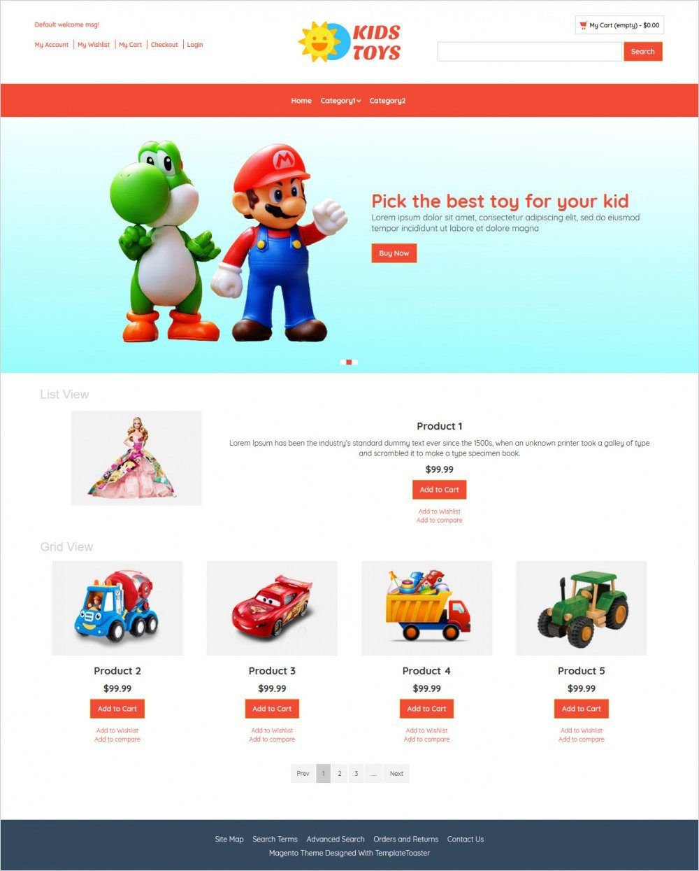 the toy store online