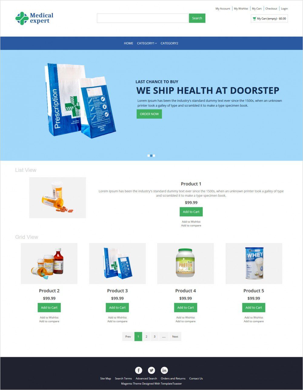 medical-expert-online medical store magento responsive theme