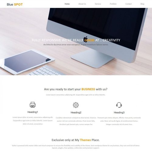 Blue Spot - Web Design/Studio Drupal Theme