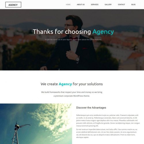agency creative and simple joomla template