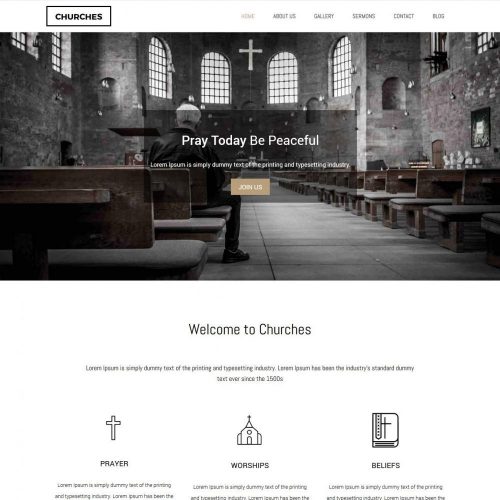 Churches - Charity Fund raising Drupal Theme