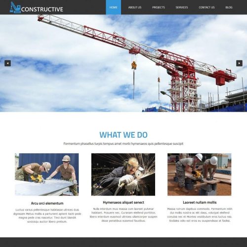 Constructive - Joomla Template for Construction Buildings