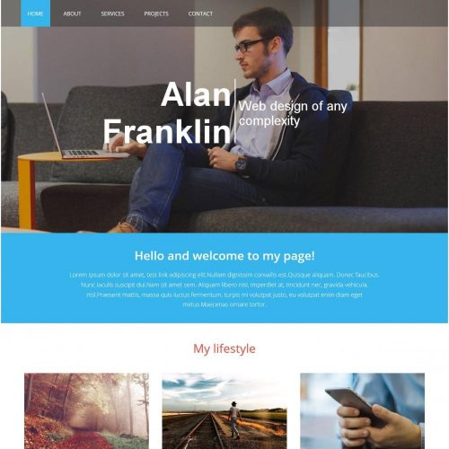 Designer Portfolio - Responsive Joomla Personal Portfolio Template