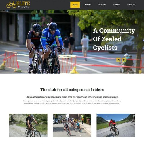 Elite Cycling Club - Cycling Club Joomla Template